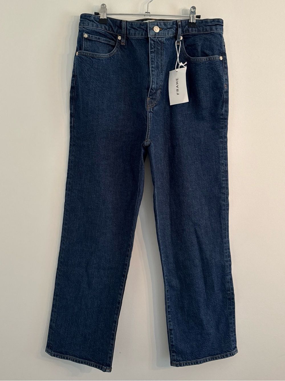 Frame The Ruler Written Crop Jean Women's Size 31 New With Tags Retail: $258